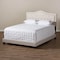 Baxton Studio Emerson Modern Light Beige Upholstered Queen Size Bed 136-7443 - alternate 2